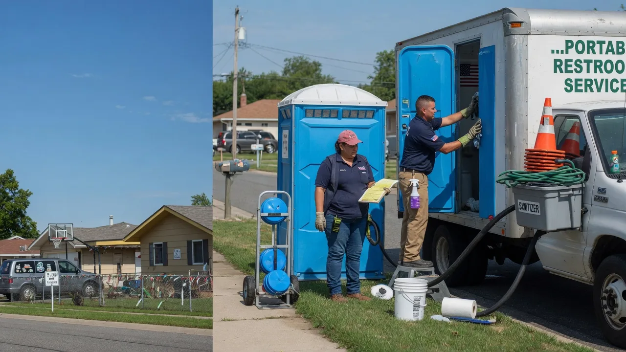 Portable Toilet Rental in Wheeling, IL near me